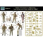 Modern U.S. tankmen in Afghanistan - Master Box Ltd. 35131