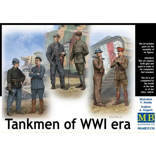 WWI Tankmen - Master Box Ltd. 35134