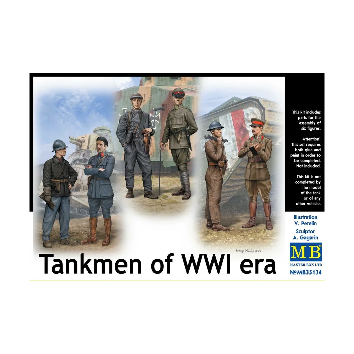 WWI Tankmen, 1/35 - Master Box Ltd. 35134
