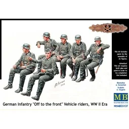 German infantry vehicle riders - Master Box Ltd. 35137