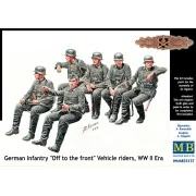 German infantry vehicle riders - Master Box Ltd. 35137