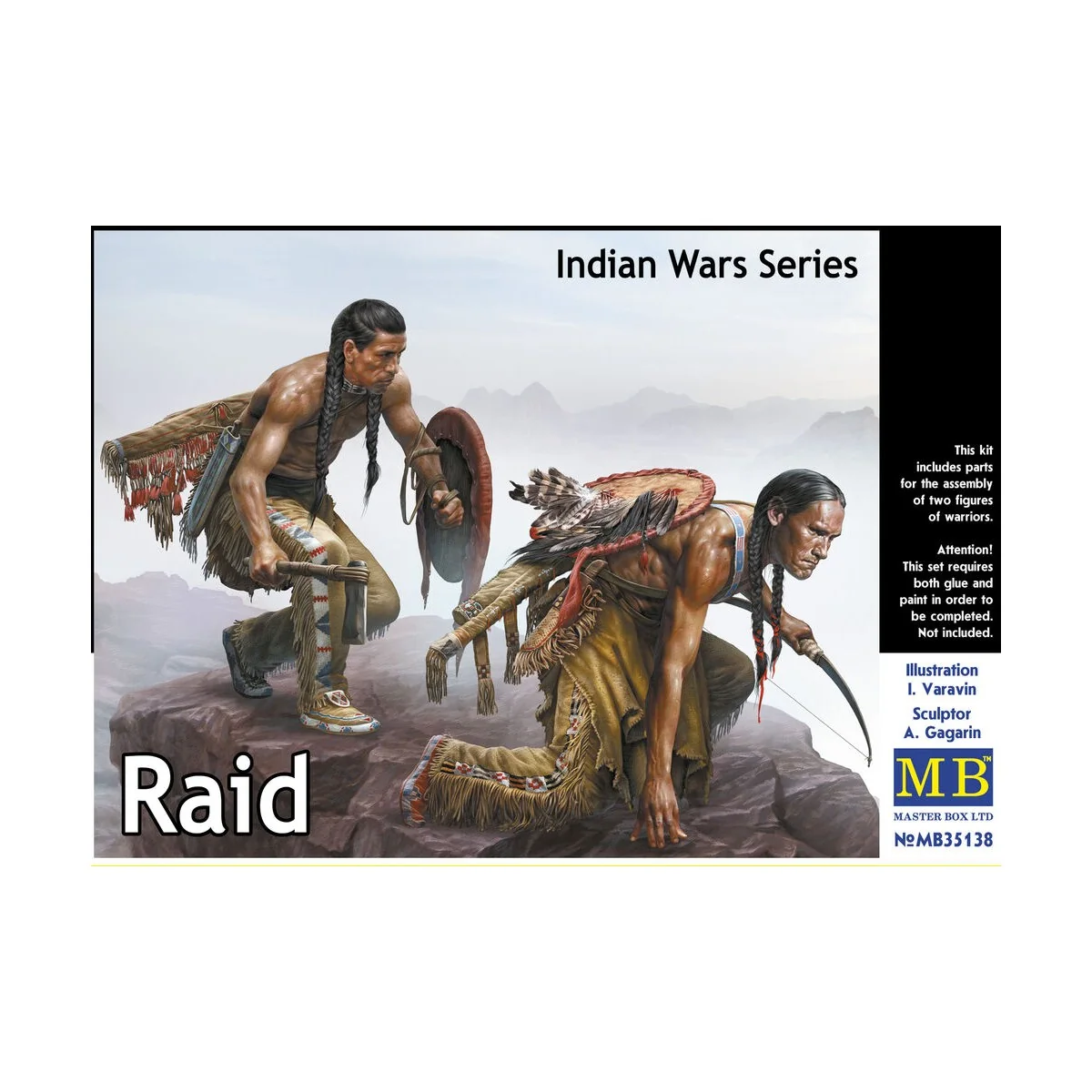Indian Wars Series, Raid, 1/35 - Master Box Ltd. 35138 Indian Wars Series, Raid, 1/35 - Master Box Ltd. 35138