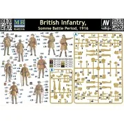 British infantry, Somme battle, 1916 - Master Box Ltd. 35146
