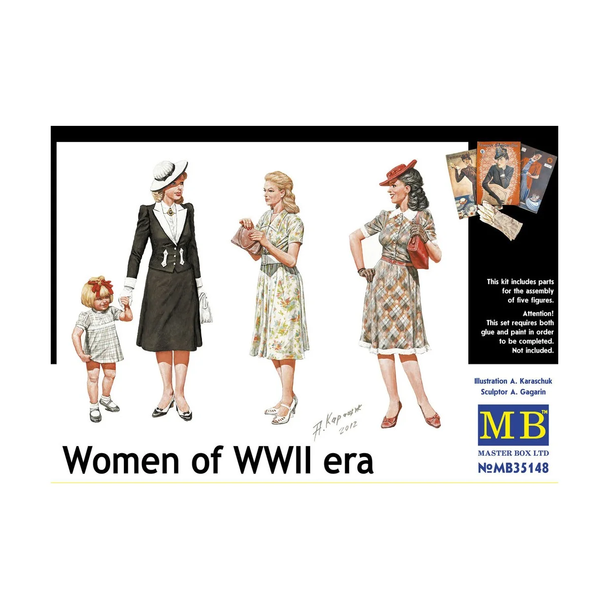Women of WWII, 1/35 - Master Box Ltd. 35148