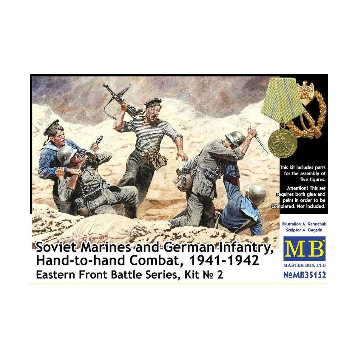 Soviet marines and German infantry,Handt - Master Box Ltd. 35152