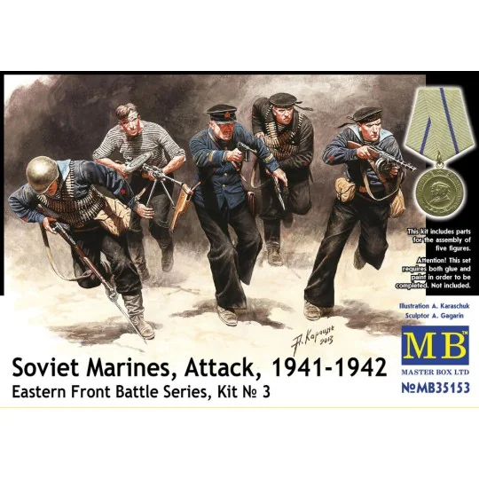 Soviet marinas Attack 1941-42 Easter Fro - Master Box Ltd. 35153