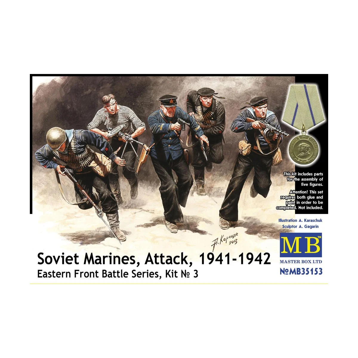 Soviet marinas Attack 1941-42 Easter Fro, 1/35 - Master Box Ltd. 35153