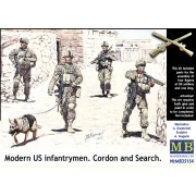 Modern U.S.infantrymen. Cordon and Searc - Master Box Ltd. 35154