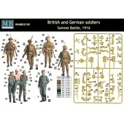 British and German soldiers,Somme Battle - Master Box Ltd. 35158