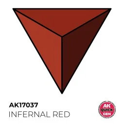INFERNAL RED 18 ml - QUICK GEN - AK Interactive AK17037