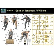 German tankmen, WWII era, 1/35 - Master Box Ltd. 35160 German tankmen, WWII era, 1/35 - Master Box Ltd. 35160