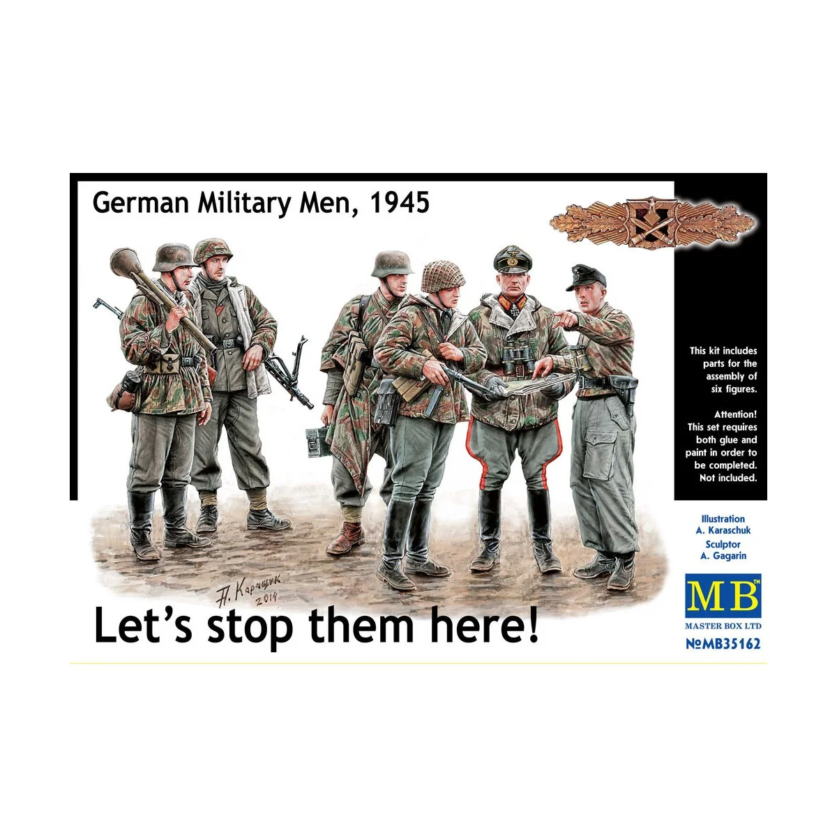 Let´s stop them here" German military me, 1/35 - Master Box Ltd. 35162