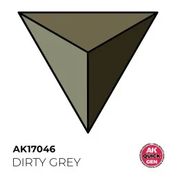 DIRTY GREY 18 ml - QUICK GEN - AK Interactive AK17046