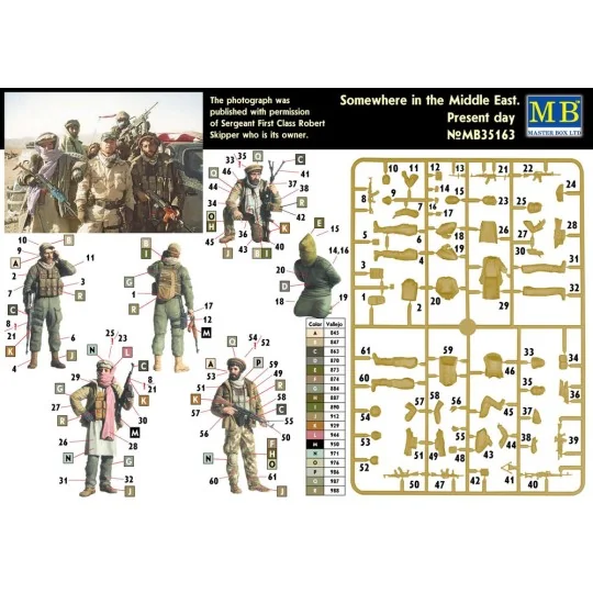 Somewhere in the Middle East.Present day, 1/35 - Master Box Ltd. 35163 Somewhere in the Middle East.Present day, 1/35 - Master Box Ltd. 35163