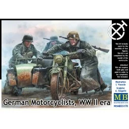 German motorcyclists, WWII era - Master Box Ltd. 35178