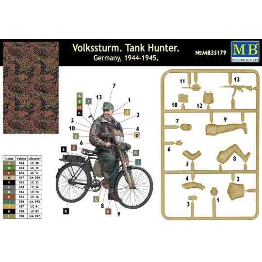 Volkssturm.Tank Hunter, 1944-1945 - Master Box Ltd. 35179