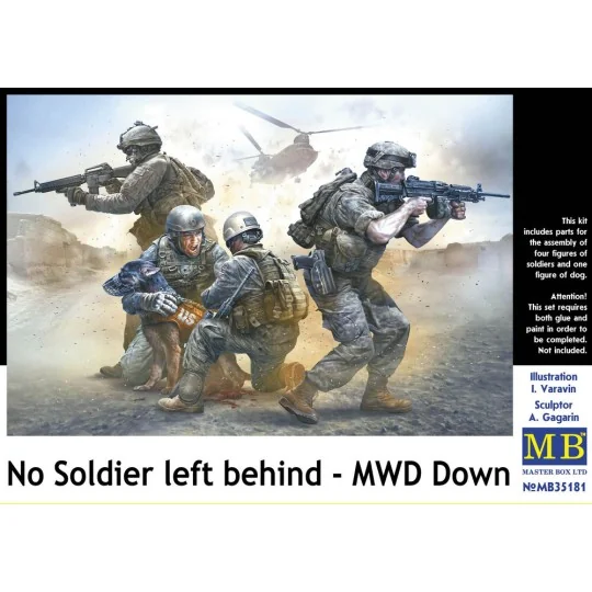 No Soldier left behind - MWD Down, 1/35 - Master Box Ltd. 35181