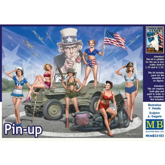 Pin-up, 1/35 - Master Box Ltd. 35183 Pin-up, 1/35 - Master Box Ltd. 35183
