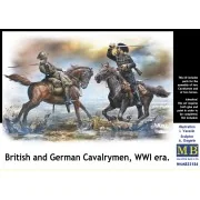 British and German cavalrymen,WWI era - Master Box Ltd. 35184