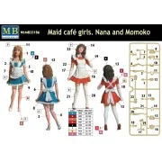 Maid cafe girls. Nana and Momoko, 1/35 - Master Box Ltd. 35186