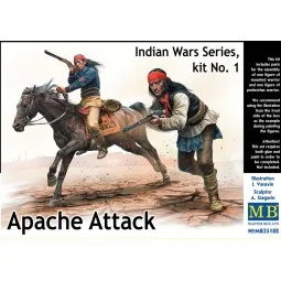 Apache Attack,Indian Wars Series,kit No1 - Master Box Ltd. 35188