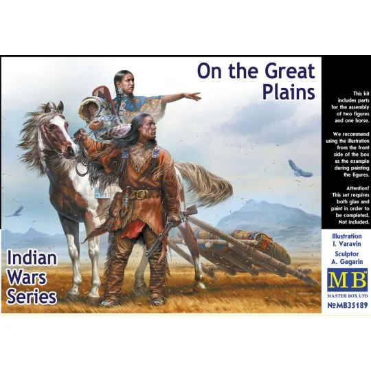 On the Great Plains, Indian Wars Series, 1/35 - Master Box Ltd. 35189 On the Great Plains, Indian Wars Series, 1/35 - Master Box Ltd. 35189