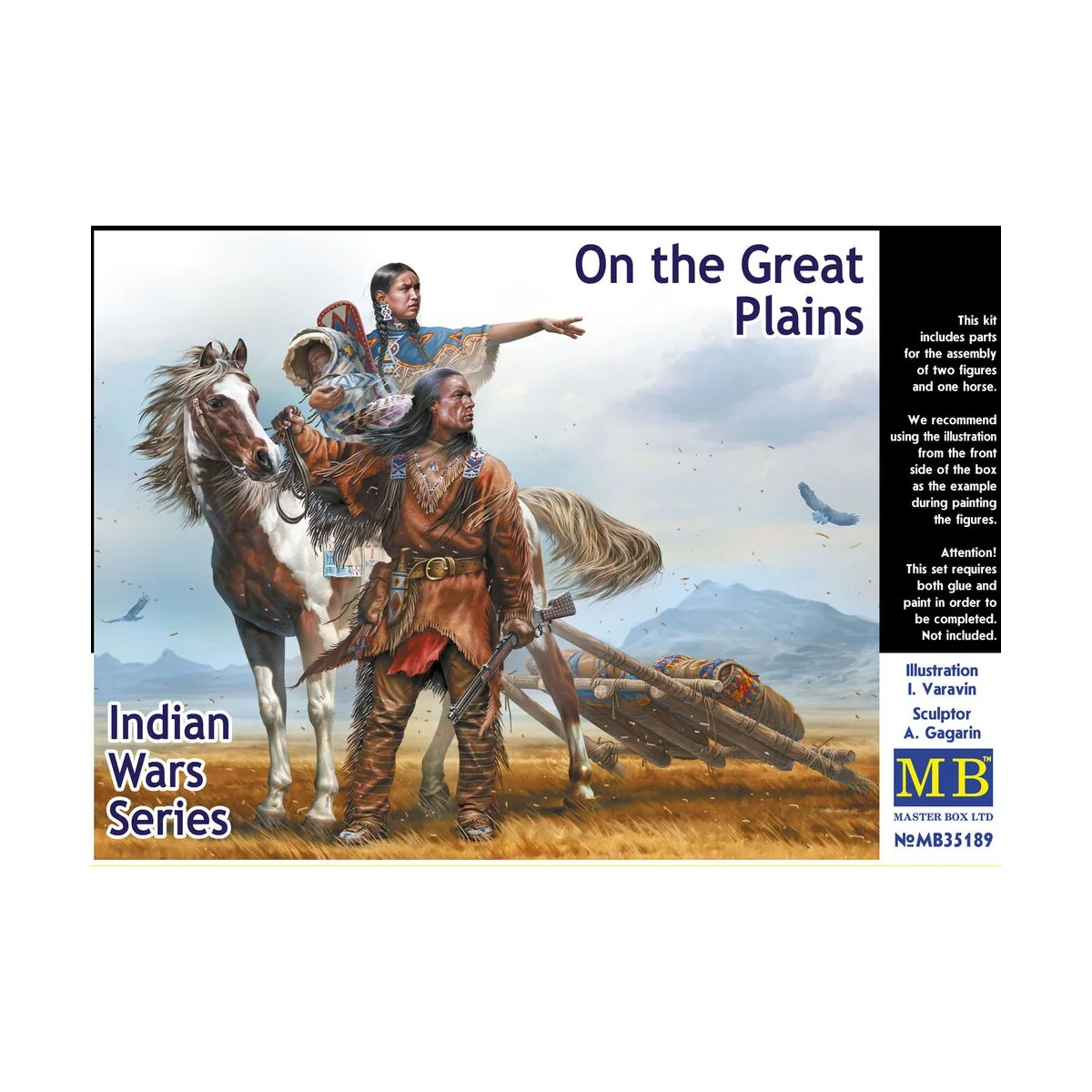 On the Great Plains, Indian Wars Series, 1/35 - Master Box Ltd. 35189 On the Great Plains, Indian Wars Series, 1/35 - Master Box Ltd. 35189
