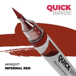 INFERNAL RED - QUICK MARKER - AK Interactive AKMQ017