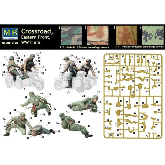 Crossroad, Eastern Front, WWII era, 1/35 - Master Box Ltd. 35190