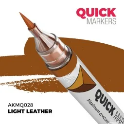 LIGHT LEATHER - QUICK MARKER - AK Interactive AKMQ028