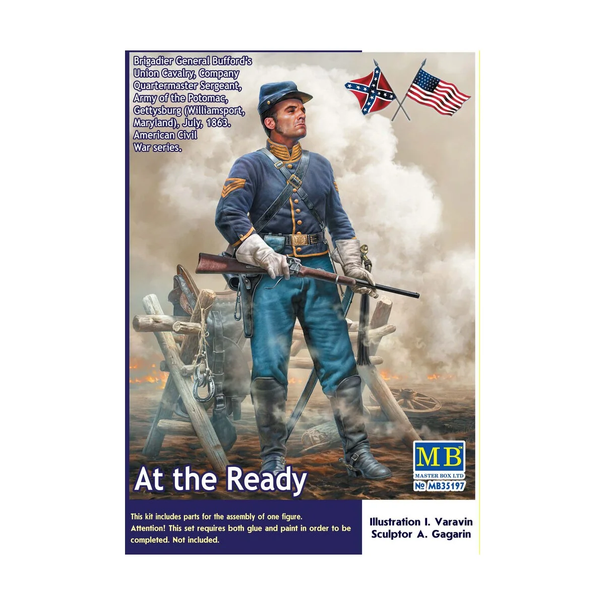 At the Ready Brigadier General Bufford's Union Cavalr, 1/35 - Maste...