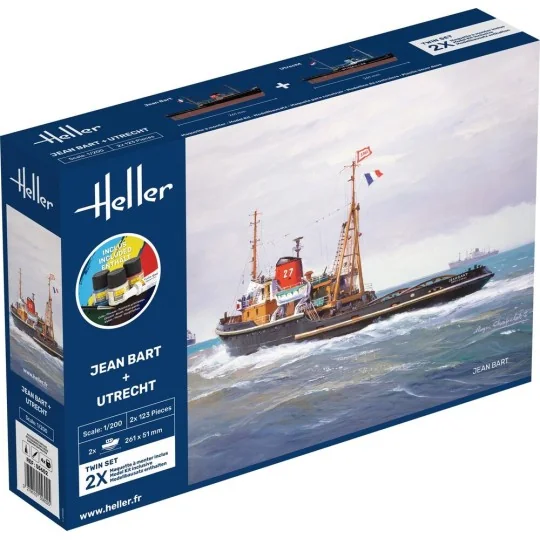 STARTER KIT Twin Set Jean Bart + Utrecht, 1/200 - Heller 55602