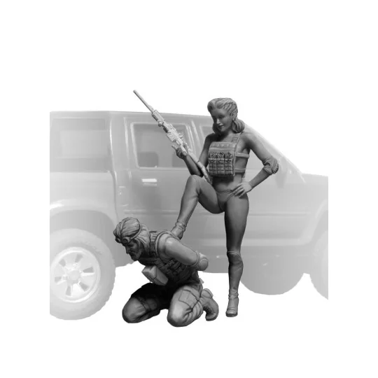 Desert Battle Series. Skull Clan - New Amazons, 1/35 - Master Box L...