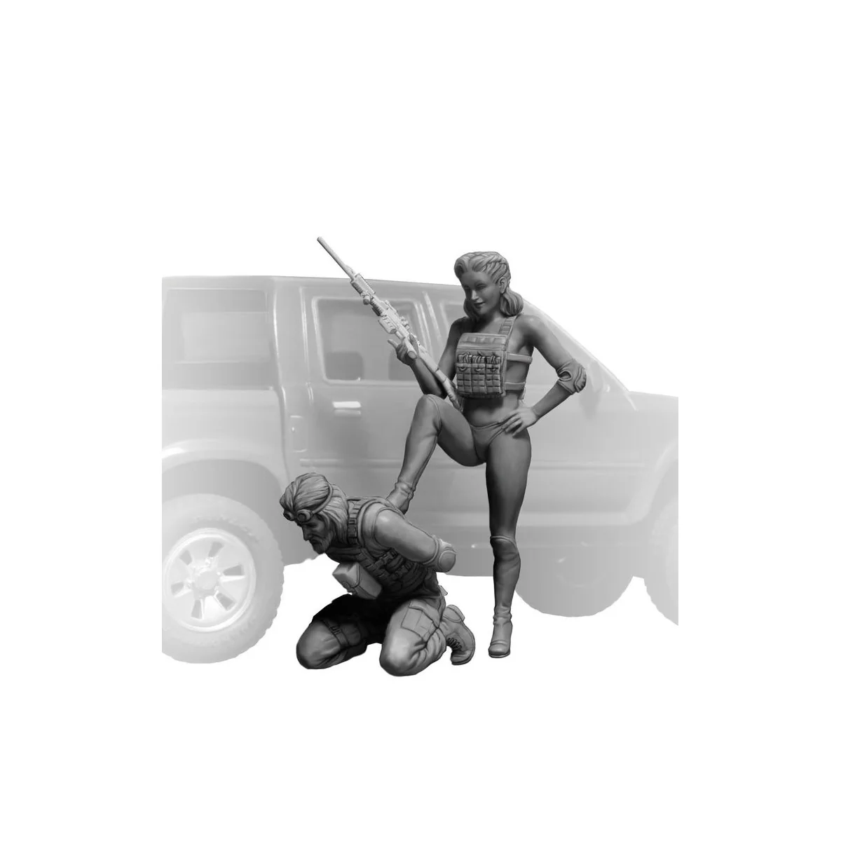 Desert Battle Series. Skull Clan - New Amazons, 1/35 - Master Box L...