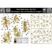 Desert Battle Series. Skull Clan - New Amazons - Master Box Ltd. 35199