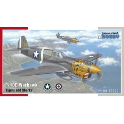 P-40E Warhawk 'Tigers and Sharks', 1/72 - Special Hobby 100-SH72529