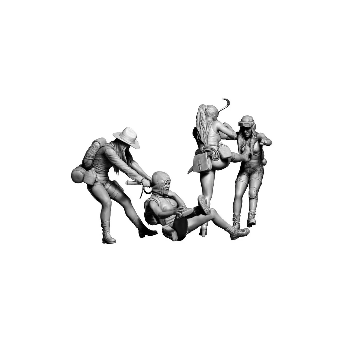 Desert Battle Series. Skull Clan-New Amazons, 1/35 - Master Box Ltd...