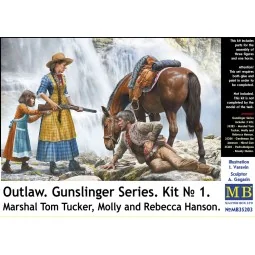 Outlow. Gunslinger series Kit No.1. Marshal Tom Tucker, Molly a.Reb...
