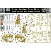 Outlow. Gunslinger series Kit No.1. Marshal Tom Tucker,Molly a.Rebe...