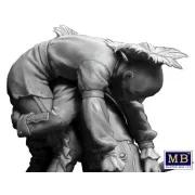 Wounded brother. Indian Wars series, XVIII century. Kit No. 2 - Mas...