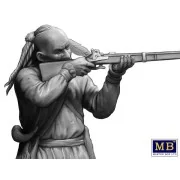 Wounded brother. Indian Wars series, XVIII century. Kit No. 2, 1/35... Wounded brother. Indian Wars series, XVIII century. Kit No. 2, 1/35...