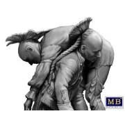 Wounded brother. Indian Wars series, XVIII century. Kit No. 2 - Mas...