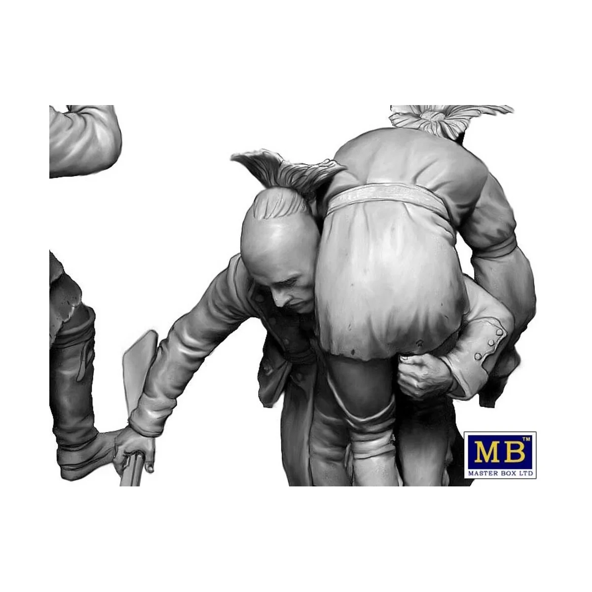 Wounded brother. Indian Wars series, XVIII century. Kit No. 2 - Mas...