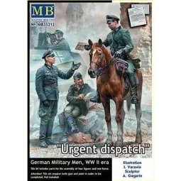 Urgent Dispatch. German Military Men, WWII era, 1/35 - Master Box L...