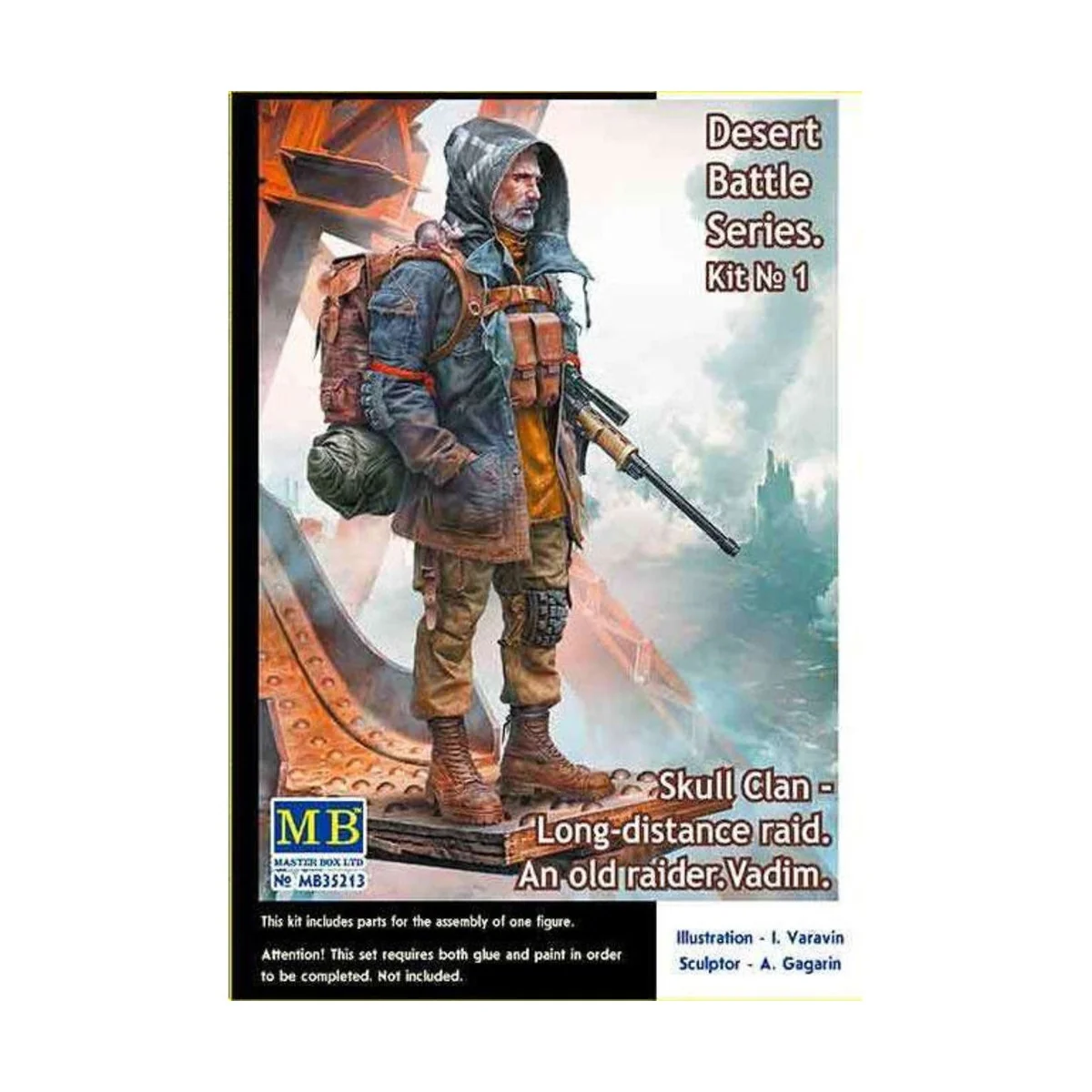 Skull Clan Long-distance raid. Kit 1. An old raider. Vadim, 1/35 - ...