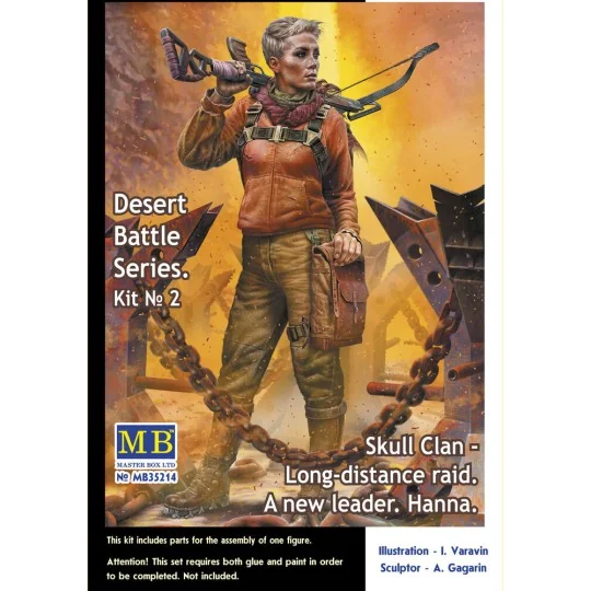 Skull Clan Long-distance raid. Kit 2. A new leader. Hanna, 1/35 - M... Skull Clan Long-distance raid. Kit 2. A new leader. Hanna, 1/35 - M...
