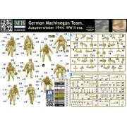 German Machinegun Team. Autumn-winter 1944. WWII era, 1/35 - Master... German Machinegun Team. Autumn-winter 1944. WWII era, 1/35 - Master...