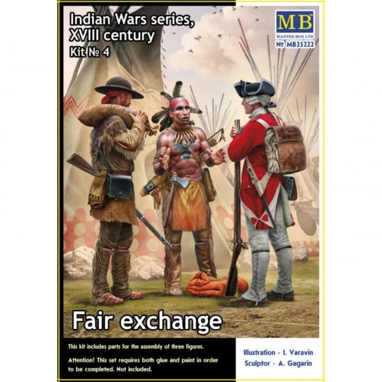 Fair exchange. Indian Wars Series, XVIII century. Kit No.4, 1/35 - ... Fair exchange. Indian Wars Series, XVIII century. Kit No.4, 1/35 - ...