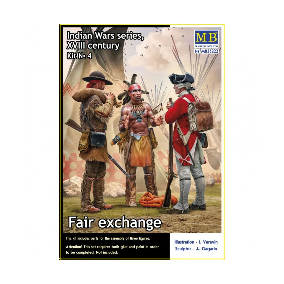 Fair exchange. Indian Wars Series, XVIII century. Kit No.4 - Master...