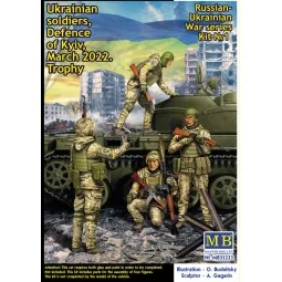 Ukrainian soldiers Defence of Kyiv March2022 Russian-Ukrainian War ...